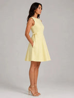 The Everyday A-Line Dress: Butter Yellow - Shop For Asha