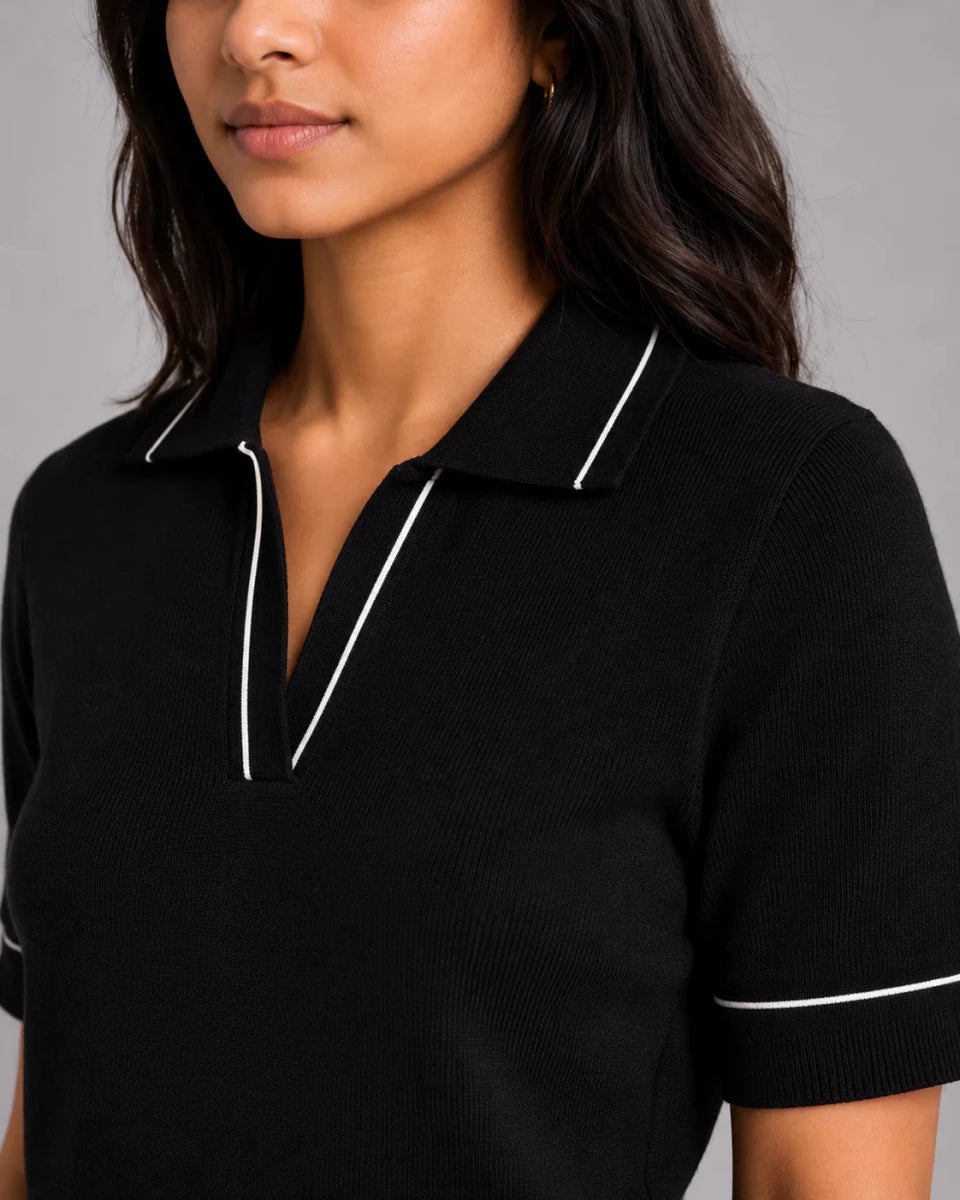 The Everyday Knit Polo - Shop For Asha