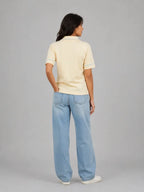 The Everyday Knit Polo: Butter Yellow - Shop For Asha