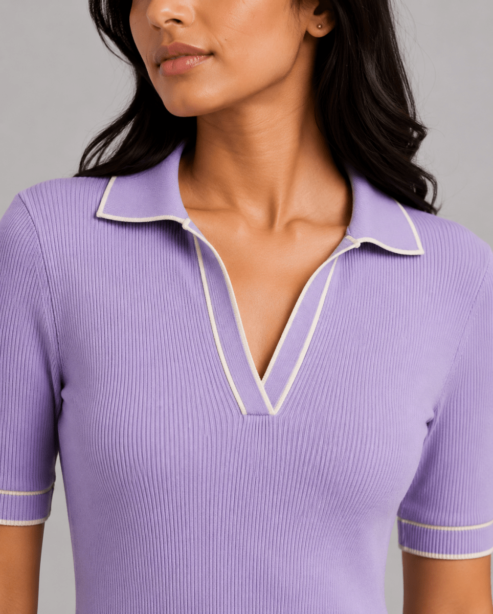 The Everyday Polo Dress : Lilac - Shop For Asha