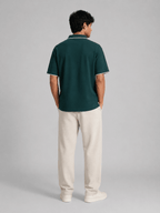 The Refined Zip Polo: Forest Green - Shop For Asha