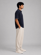 The Refined Zip Polo: Navy - Shop For Asha