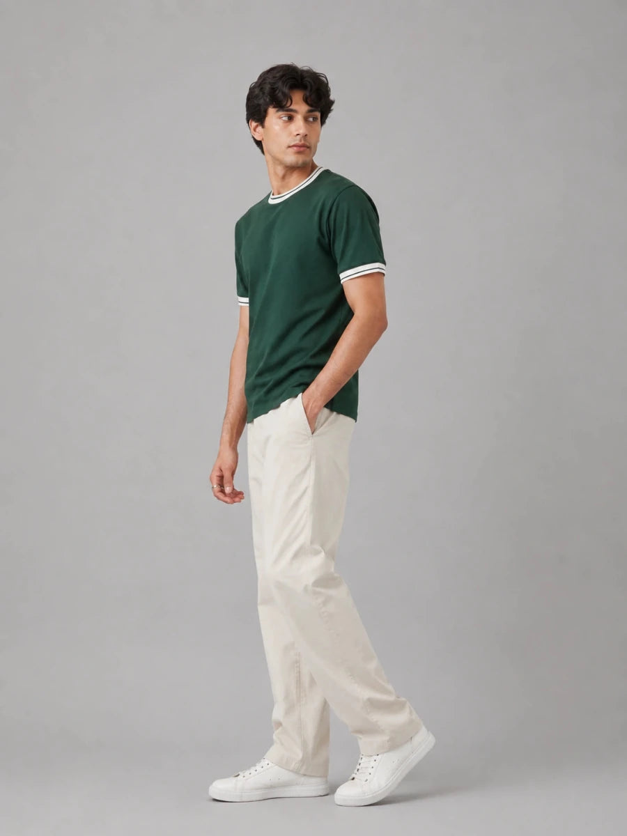 The Ringer Tee: Green - Shop For Asha