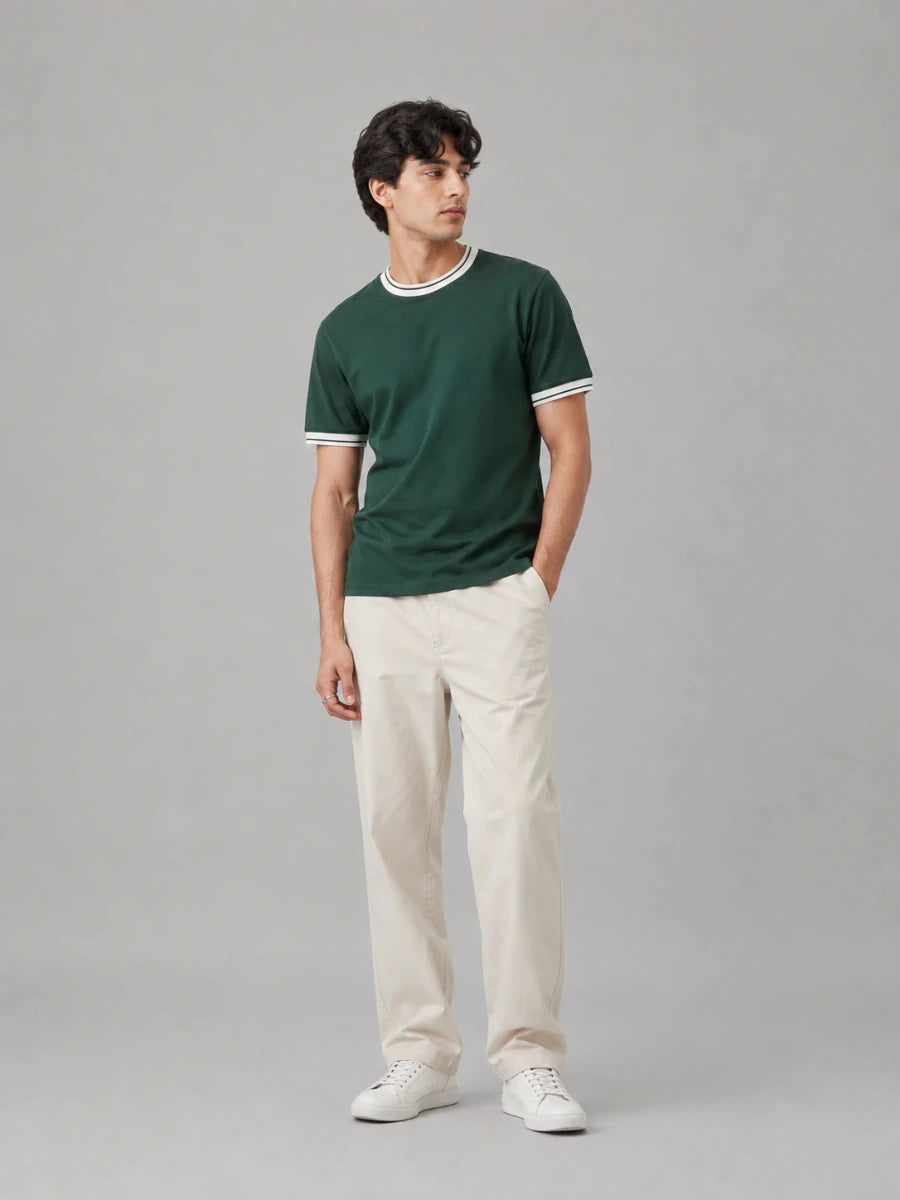 The Ringer Tee: Green - Shop For Asha