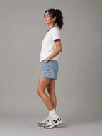 The Ringer Tee: White and Navy - Shop For Asha
