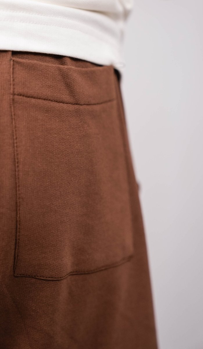 Truffle Brown Regular Fit Shorts - Shop For Asha