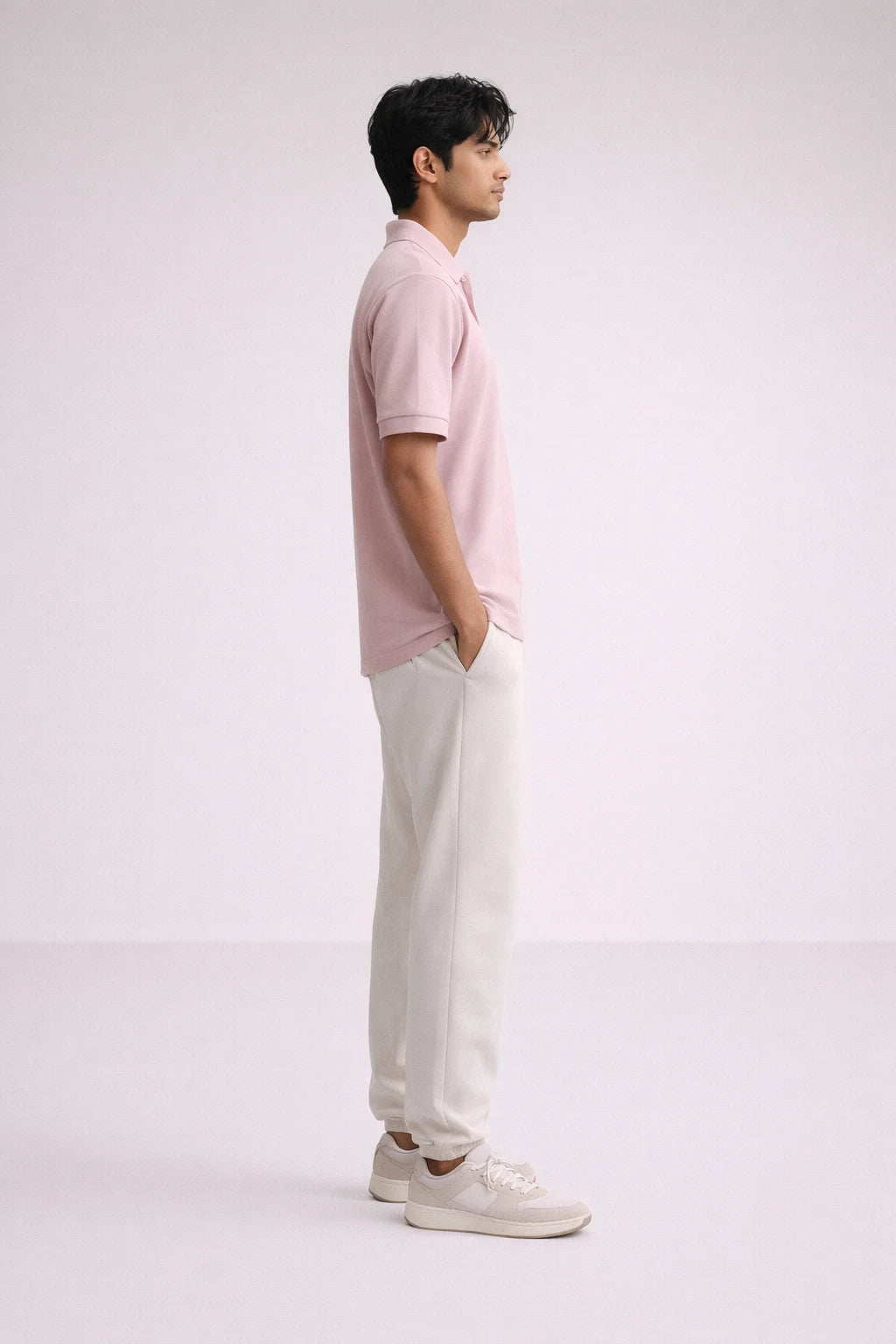 Polo T-Shirt: Peachy Pink