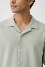 Resort Collar Shirt: Sage Green