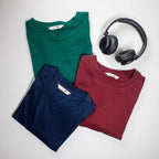 Wear On Repeat (3 Pack): Deep Relaxed Fit Tees - Shop For Asha