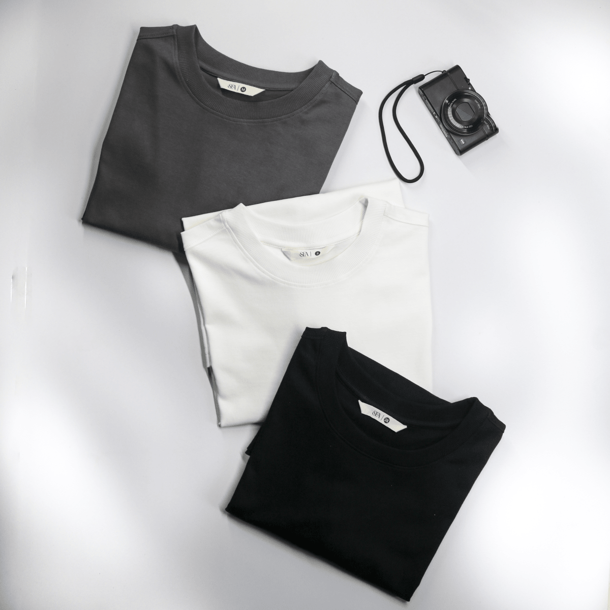 Wear On Repeat (3 Pack): Monochrome Relaxed Fit Tees - Shop For Asha
