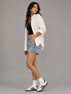 The Everyday Crinkle Shirt: Coconut White