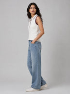 Womens Zipped Polo: White - Shop For Asha