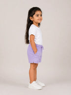 Girls Shorts: Lilac