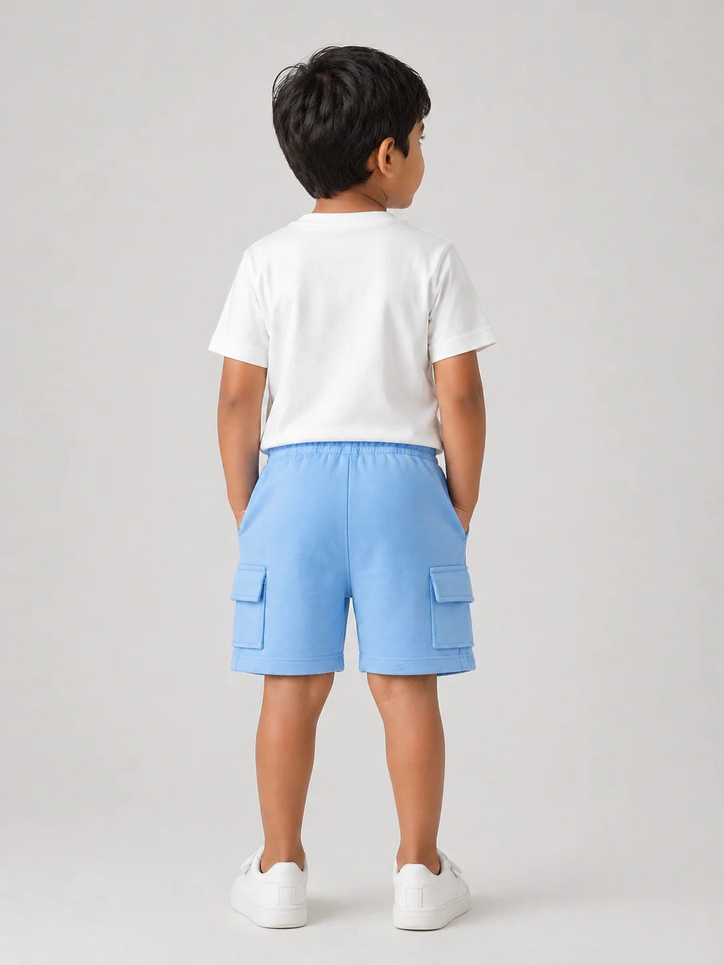 Boys Shorts: Powder Blue