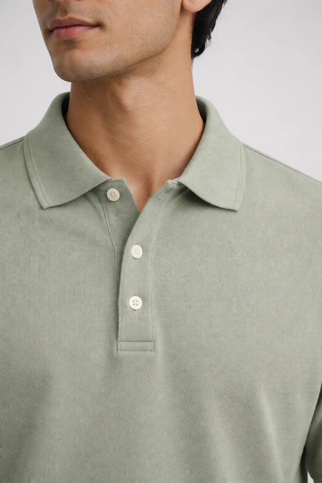Polo T-Shirt: Sage Green
